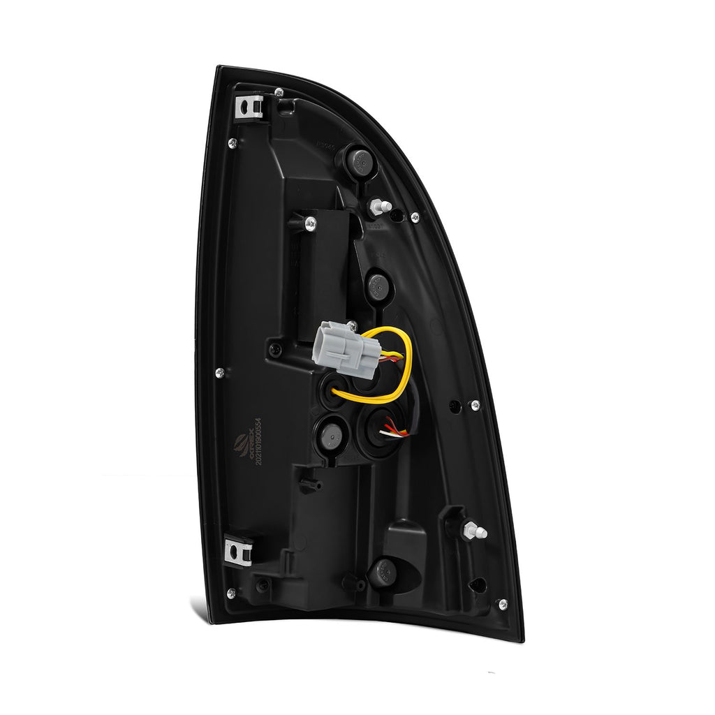 ALPHAREX 05-15 TOYOTA TACOMA LUXX-SERIES LED TAIL LIGHTS BLACK-RED