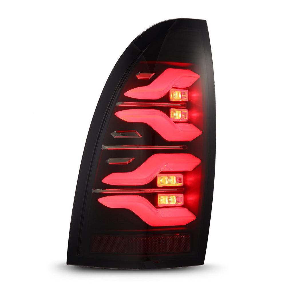 ALPHAREX 05-15 TOYOTA TACOMA LUXX-SERIES LED TAIL LIGHTS BLACK