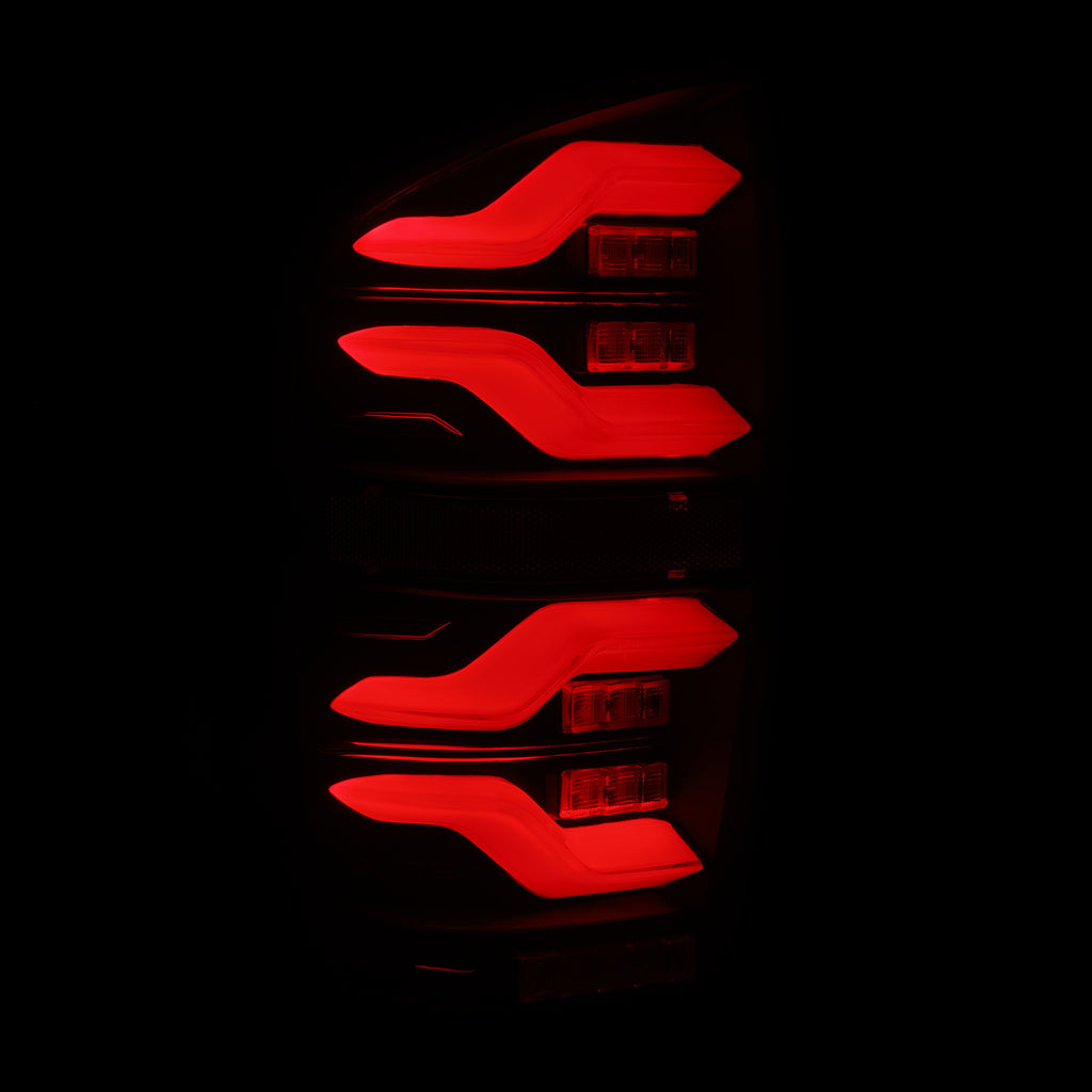 ALPHAREX 16-22 TOYOTA TACOMA LUXX-SERIES LED TAIL LIGHTS ALPHA-BLACK