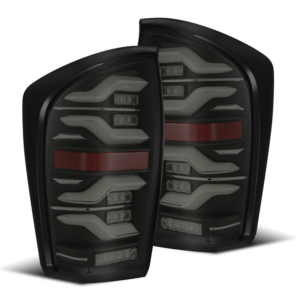 ALPHAREX 16-22 TOYOTA TACOMA LUXX-SERIES LED TAIL LIGHTS BLACK