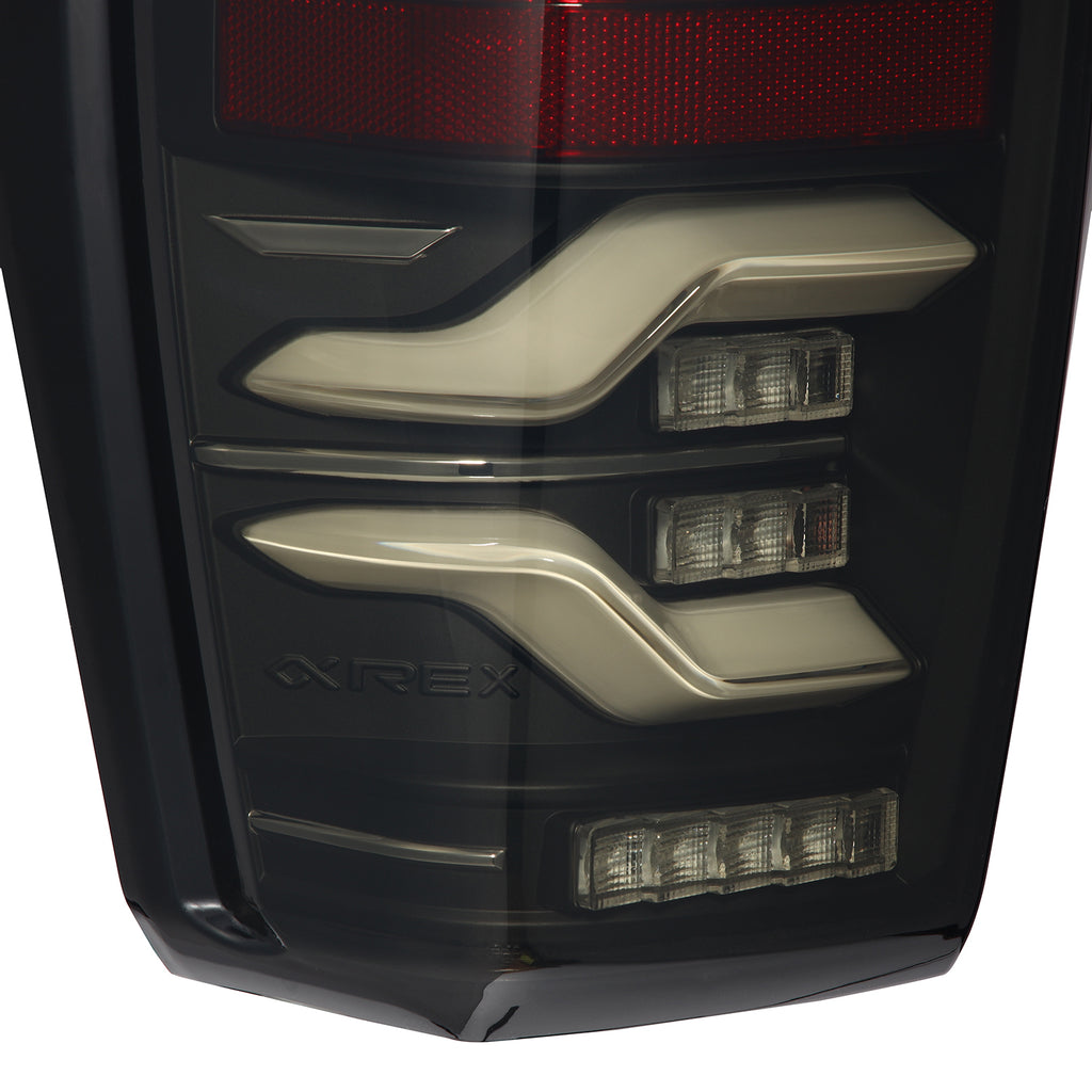 ALPHAREX 16-22 TOYOTA TACOMA LUXX-SERIES LED TAIL LIGHTS BLACK