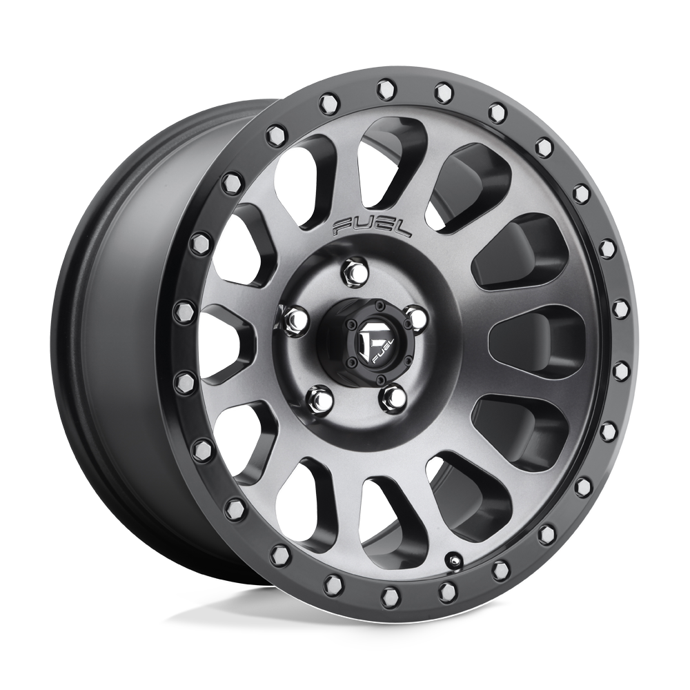 FUEL VECTOR MATTE GUN METAL BLACK BEAD RING