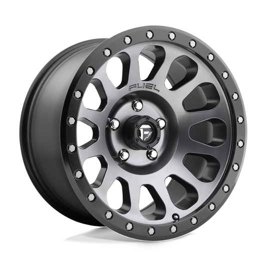FUEL VECTOR MATTE GUN METAL BLACK BEAD RING