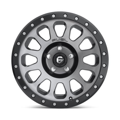 FUEL VECTOR MATTE GUN METAL BLACK BEAD RING