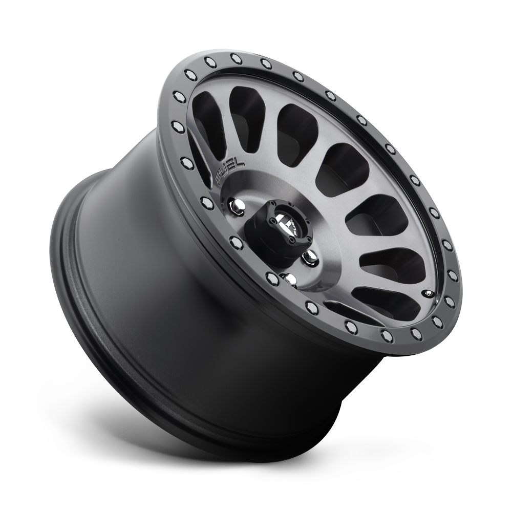 FUEL VECTOR MATTE GUN METAL BLACK BEAD RING