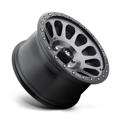FUEL VECTOR MATTE GUN METAL BLACK BEAD RING