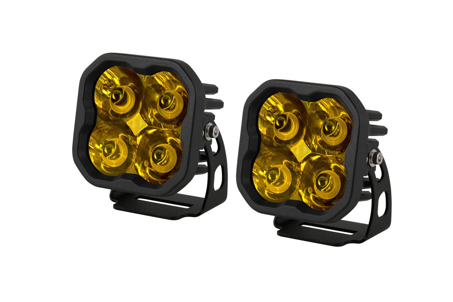 Stage Series 3" SAE Yellow Max Standard LED Pod (pair)