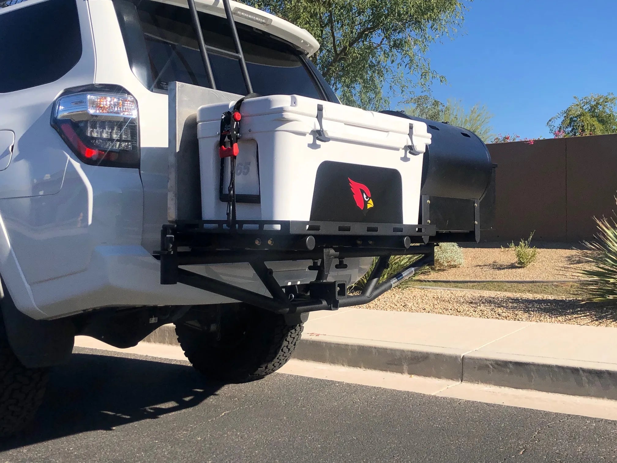 Westcott Universal Hitch Mount Rack with Cooler/Work Table & Grill Mount