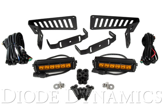 2018-2019 Jeep JL STAGE SERIES 6 INCH COWL LED KIT AMBER DRIVING