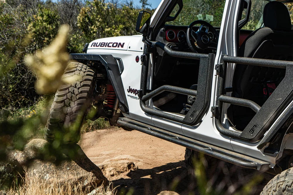 2018-2021 WRANGLER JL TUBE DOORS FRONT, PAIR/ 2019-2021 GLADIATOR JT TUBE DOORS FRONT, PAIR