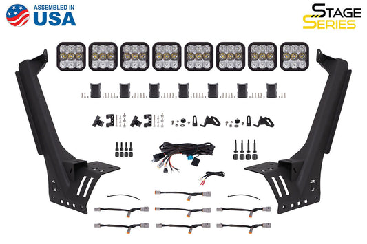 2018+ JEEP WRANGLER JL STAGE SERIES WINDSHIELD BRACKET KIT