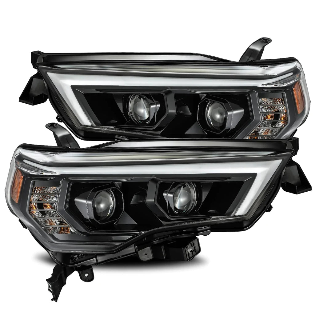 2014+ 4RUNNER ALPHAREX LUXX-SERIES LED HEADS - JET BLACK (SET)