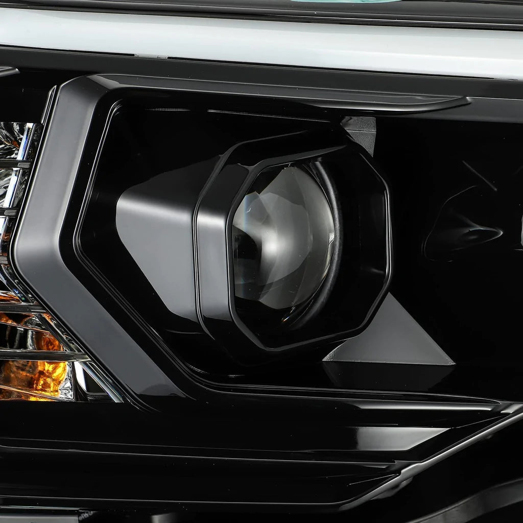 2014+ 4RUNNER ALPHAREX LUXX-SERIES LED HEADS - JET BLACK (SET)