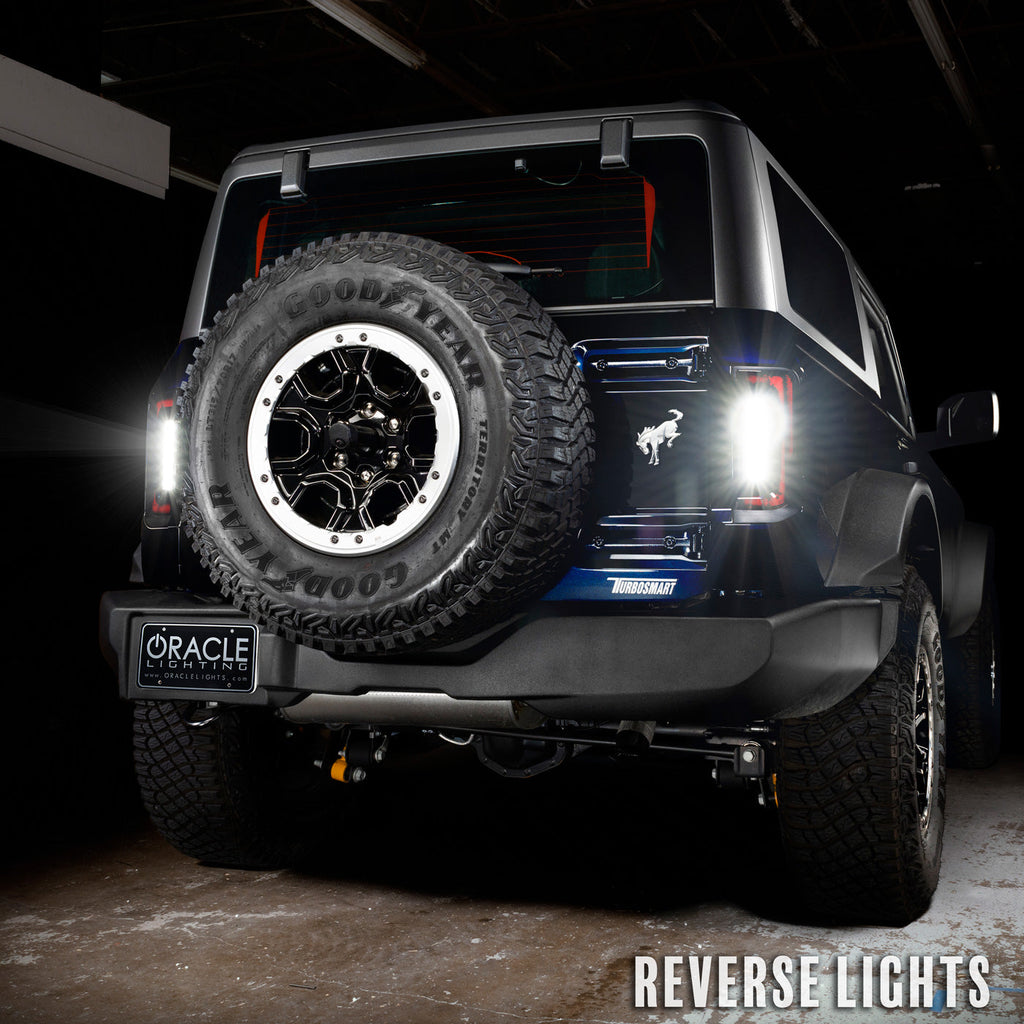 ORACLE LIGHTING FLUSH STYLE (LENSLESS) LED TAIL LIGHTS FOR 2021-2022 FORD BRONCO