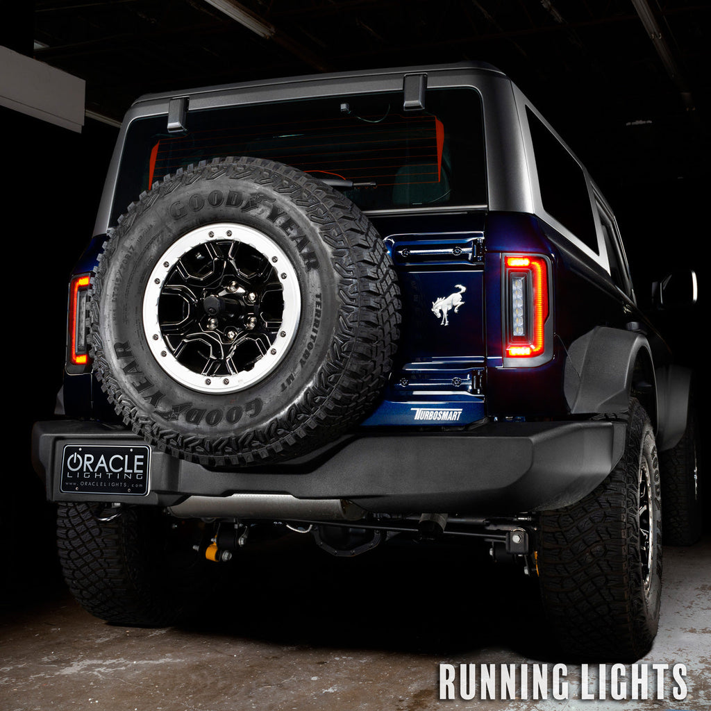 ORACLE LIGHTING FLUSH STYLE (LENSLESS) LED TAIL LIGHTS FOR 2021-2022 FORD BRONCO