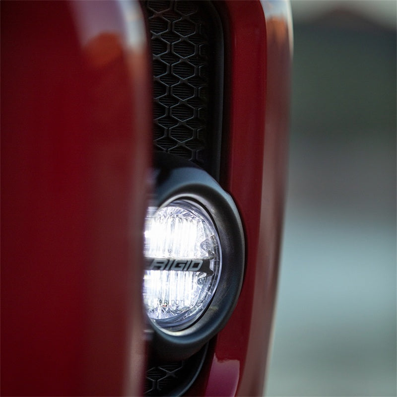 RIGID 14+ TOYOTA 4RUNNER/ TUNDRA & 16+ TACOMA 360-SERIES 4IN LED SAE J583 FOG LIGHTS - WHITE (PAIR)