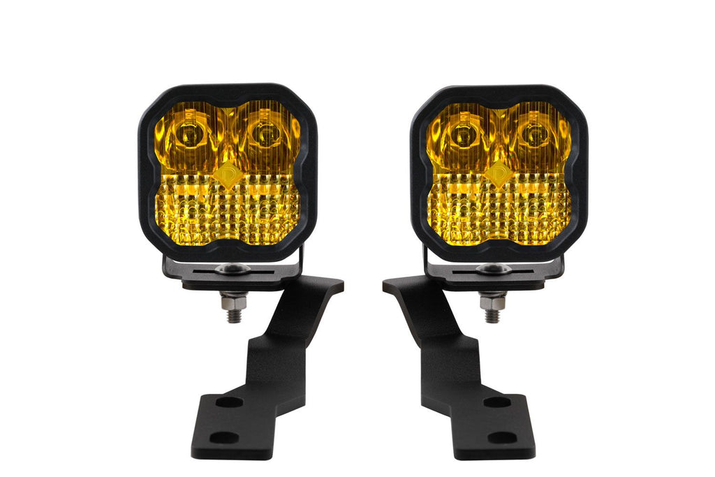 TACOMA DITCH LIGHT KIT SS3 LED FOR 16-20 TOYOTA TACOMA SPORT YELLOW COMBO