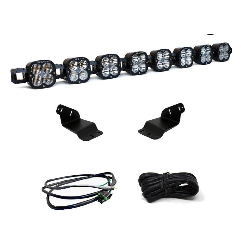 BAJA DESIGNS 2021+ FORD BRONCO ROOF LIGHT BAR KIT 8 XL LINKABLE W/UPFITTER