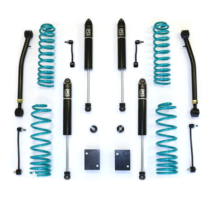 DOBINSONS 3-3.5" IMS SUSPENSION LIFT KIT JEEP WRANGLER JL 2-DOOR - TEAL