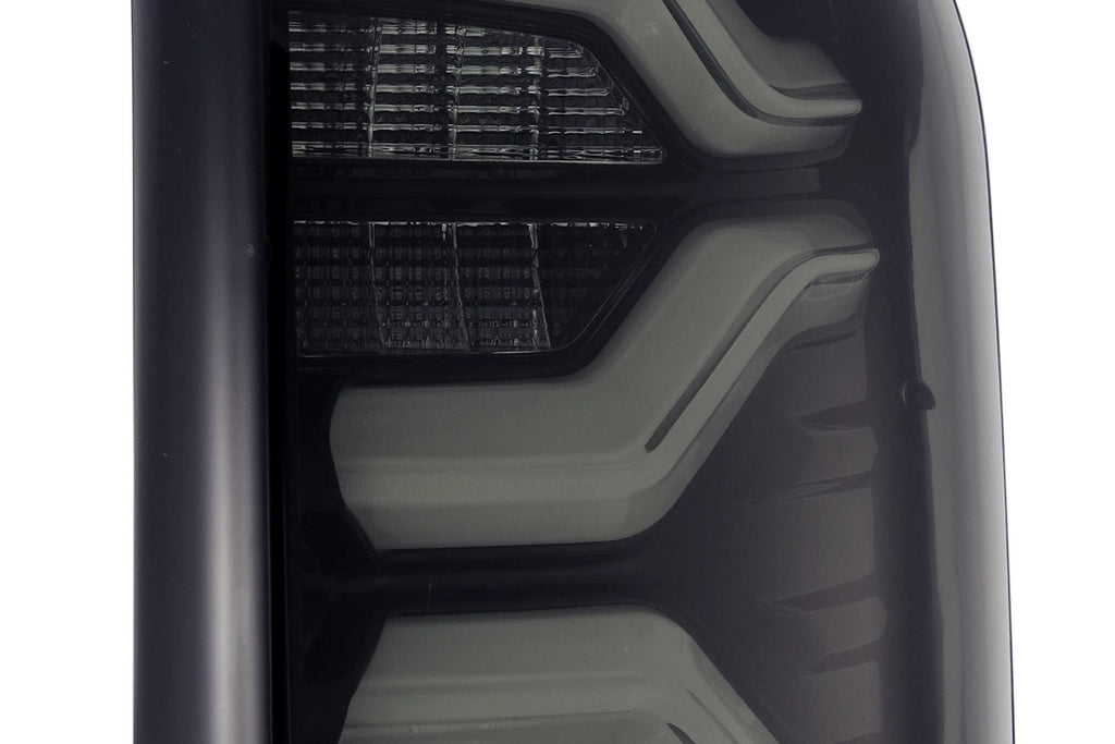 ALPHAREX PRO SERIES LED TAIL LIGHTS: TOYOTA TACOMA (16-20) (JET BLACK)
