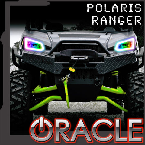 ORACLE LIGHTING 2014-2019 POLARIS RANGER 570/900/1000 DYNAMIC COLORSHIFT® RGB+W HEADLIGHT HALO KIT