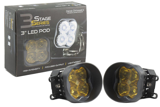 2012-2022 Toyota Tacoma STAGE SERIES 3" SAE/DOT TYPE B FOG LIGHT KIT (TOYOTA)